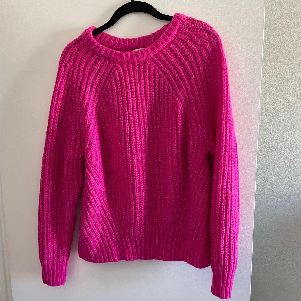 A New Day Pink Cropped Sweater